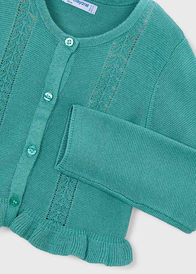Casaco tricot estruturado - mayoral - Mini Menina - SS26-3383