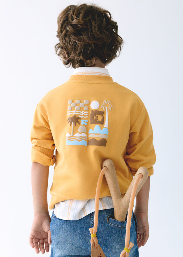 Sweat sem carapuço - mayoral - Mini Menino - SS26-3434