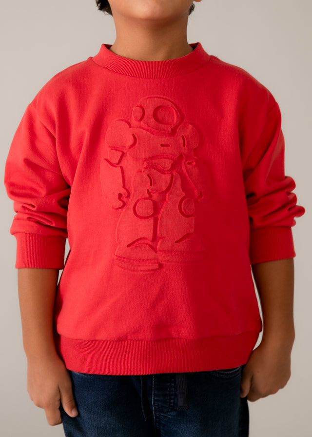 Sweat sem carapuço - mayoral - Mini Menino - SS26-3434