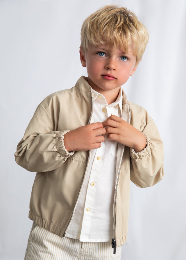 Blusão reversível linho - mayoral - Mini Menino - SS26-3444