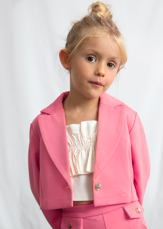 Jaquetra ponto roma - mayoral - Mini Menina - SS26-3451