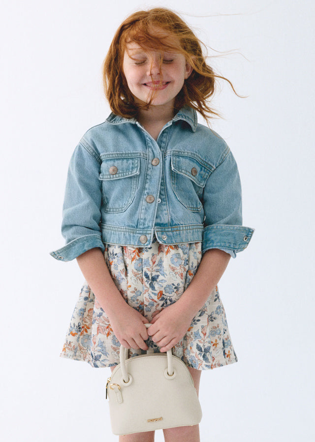 Blusão denim - mayoral - Mini Menina - SS26-3454