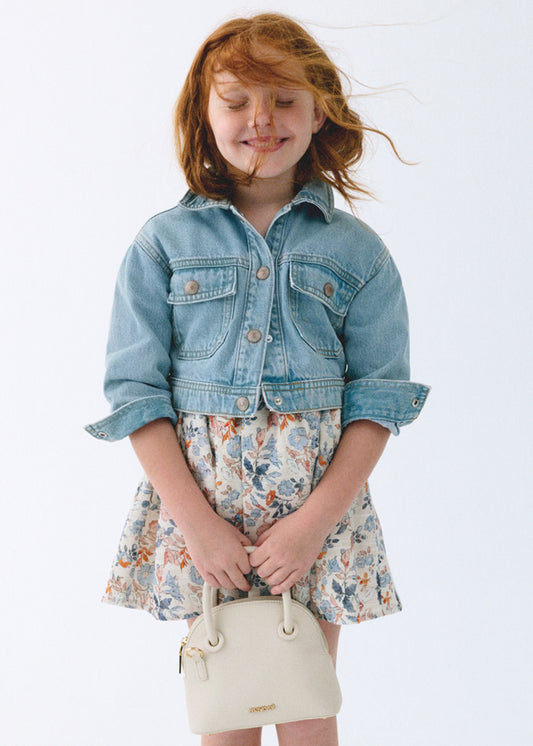 Blusão denim - mayoral - Mini Menina - SS26-3454