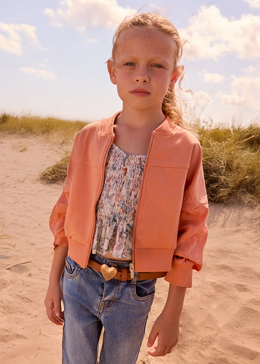 Casaco combinado - mayoral - Mini Menina - SS26-3456