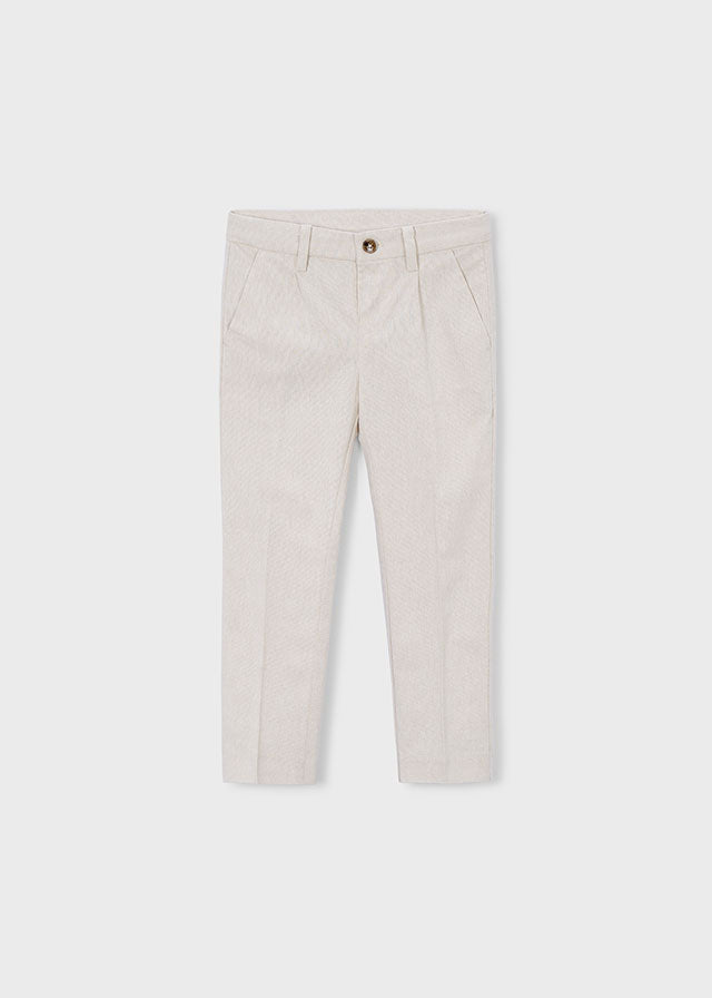 Calça linho suiting - mayoral - Mini Menino - SS26-3574