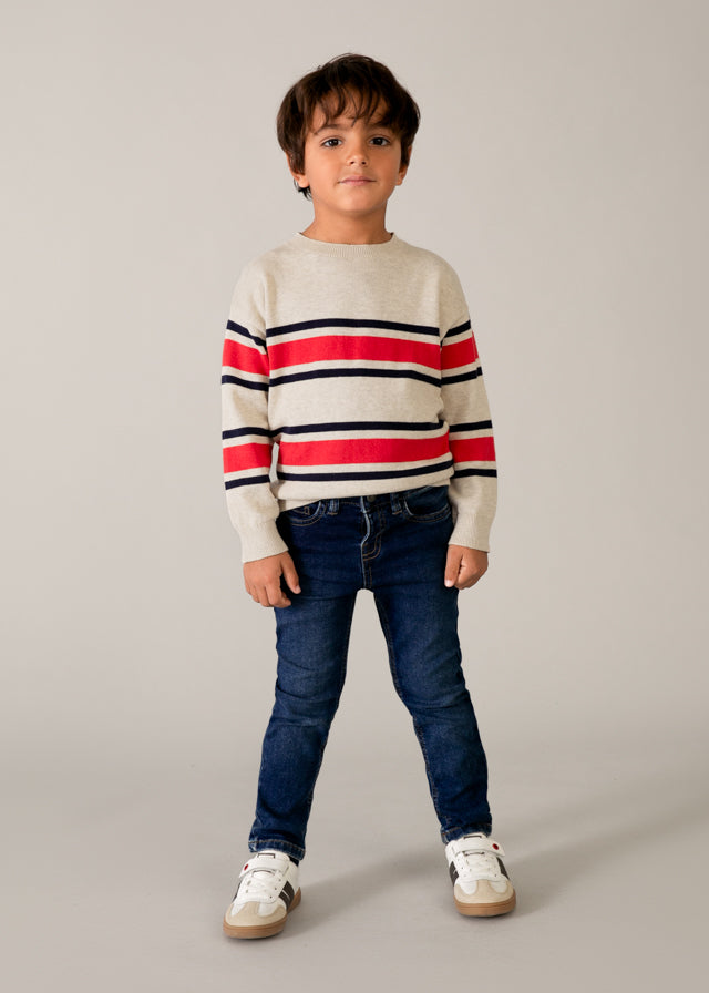 Calça soft denim 5b - mayoral - Mini Menino - SS26-3581