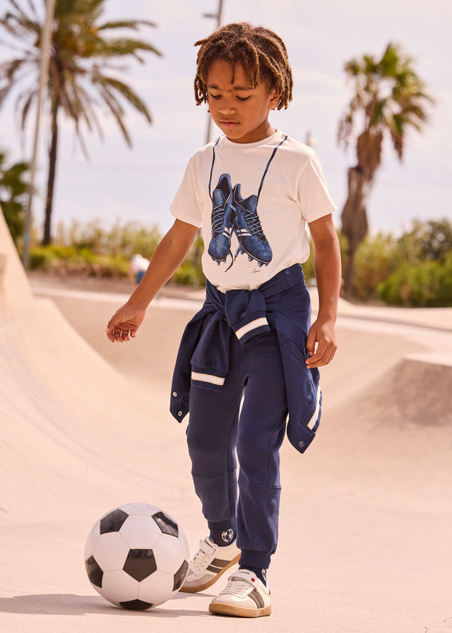 Calças jogger c/ zíper - mayoral - Mini Menino - SS26-3583