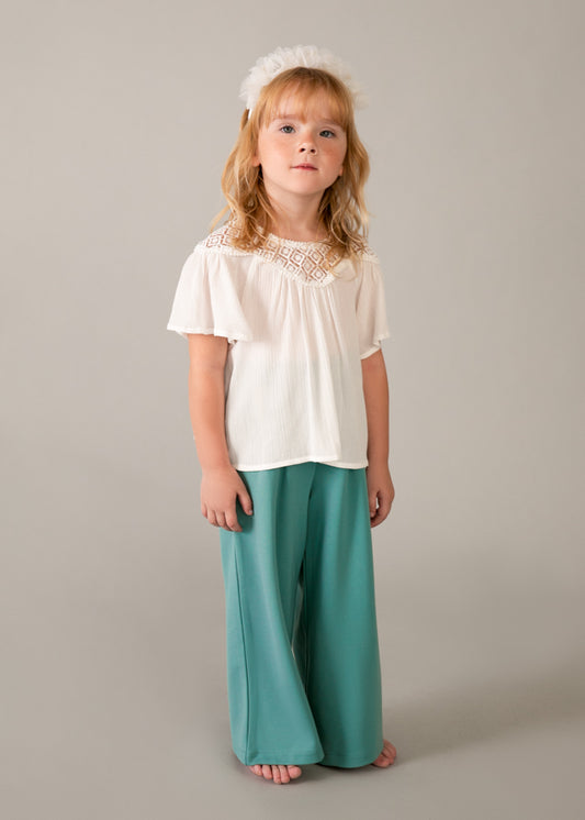 Calça ponto roma - mayoral - Mini Menina - SS26-3584
