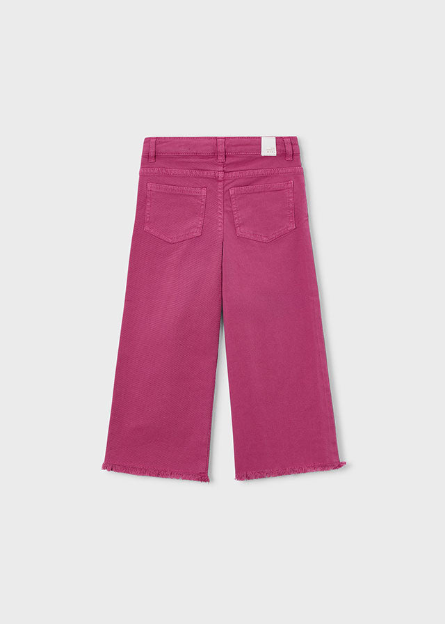 Calça sarja c/ pernas largas - mayoral - Mini Menina - SS26-3588