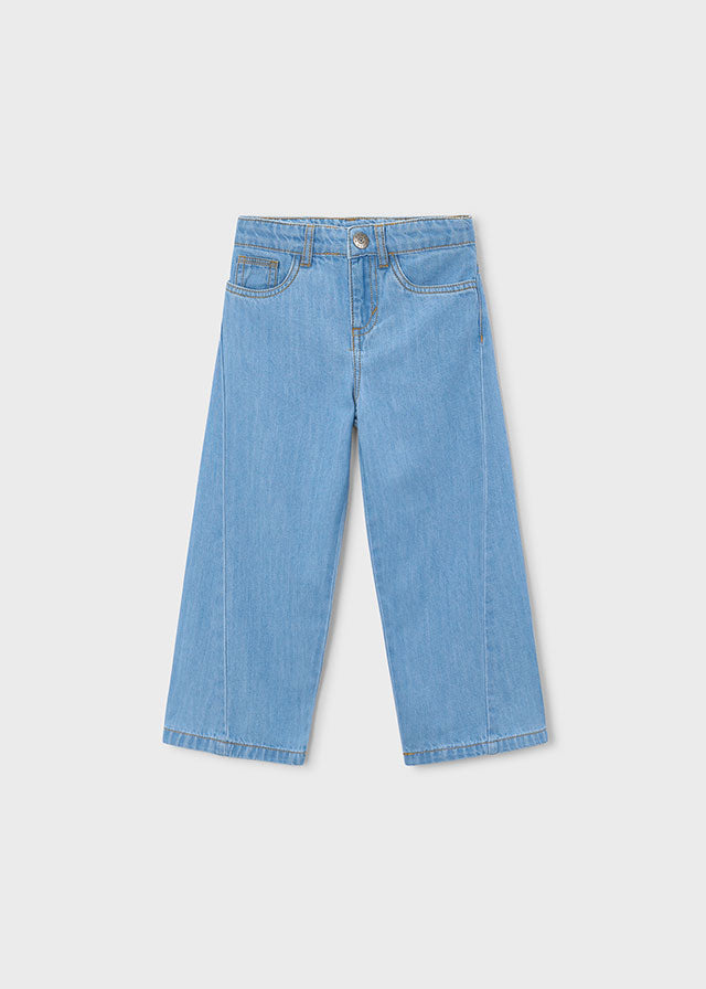 Calça denim fluida - mayoral - Mini Menina - SS26-3590