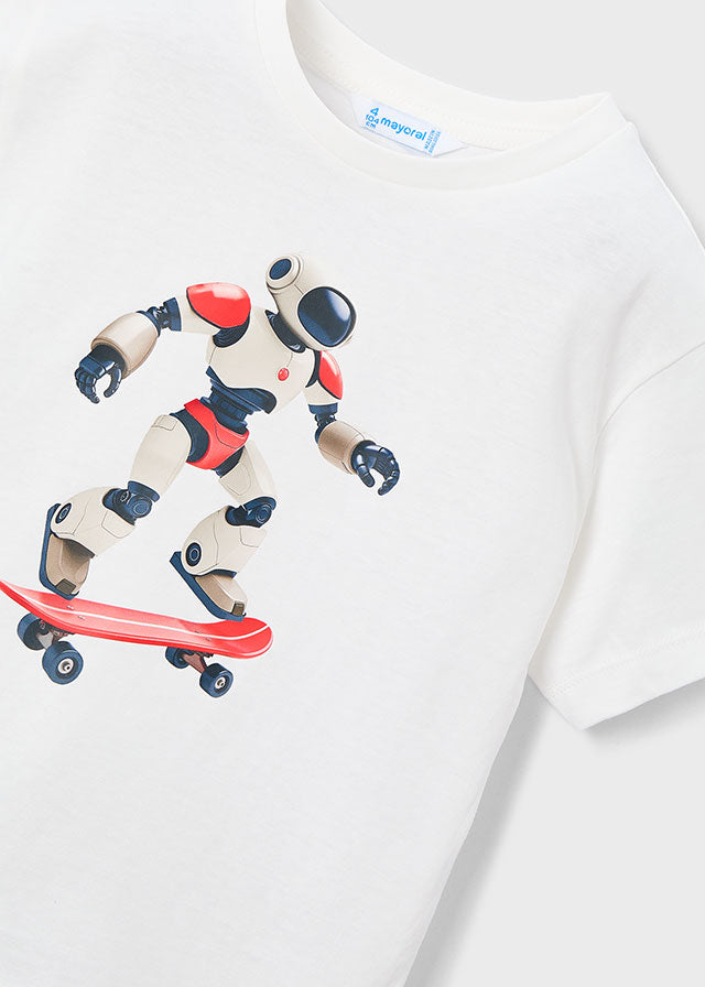 Conj. calção/t-shirt robot - mayoral - Mini Menino - SS26-3604