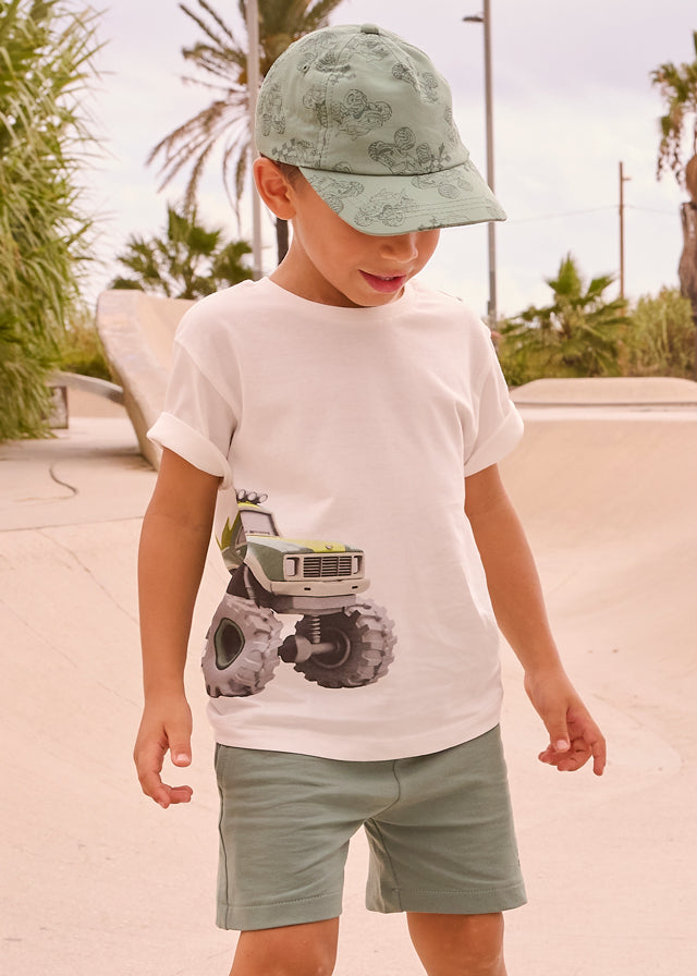 Conj. calção/t-shirt tractor - mayoral - Mini Menino - SS26-3605