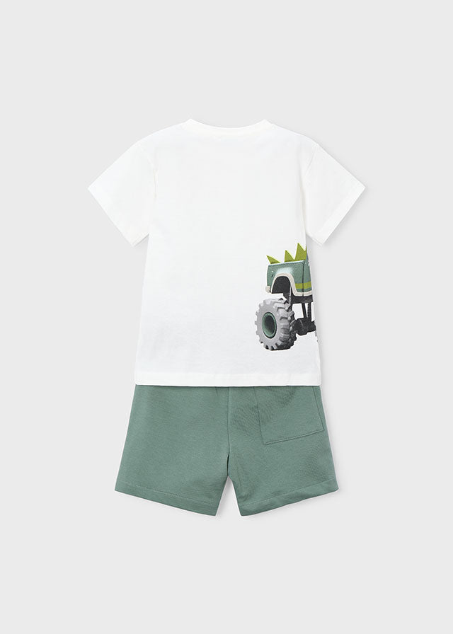 Conj. calção/t-shirt tractor - mayoral - Mini Menino - SS26-3605