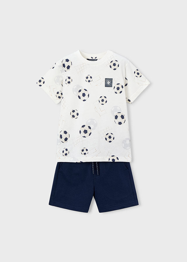 Conj.malha estampada - mayoral - Mini Menino - SS26-3607
