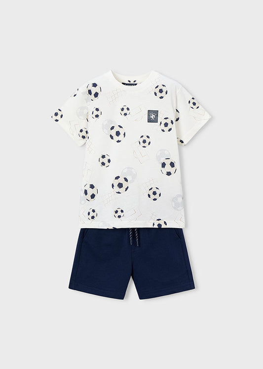 Conj.malha estampada - mayoral - Mini Menino - SS26-3607