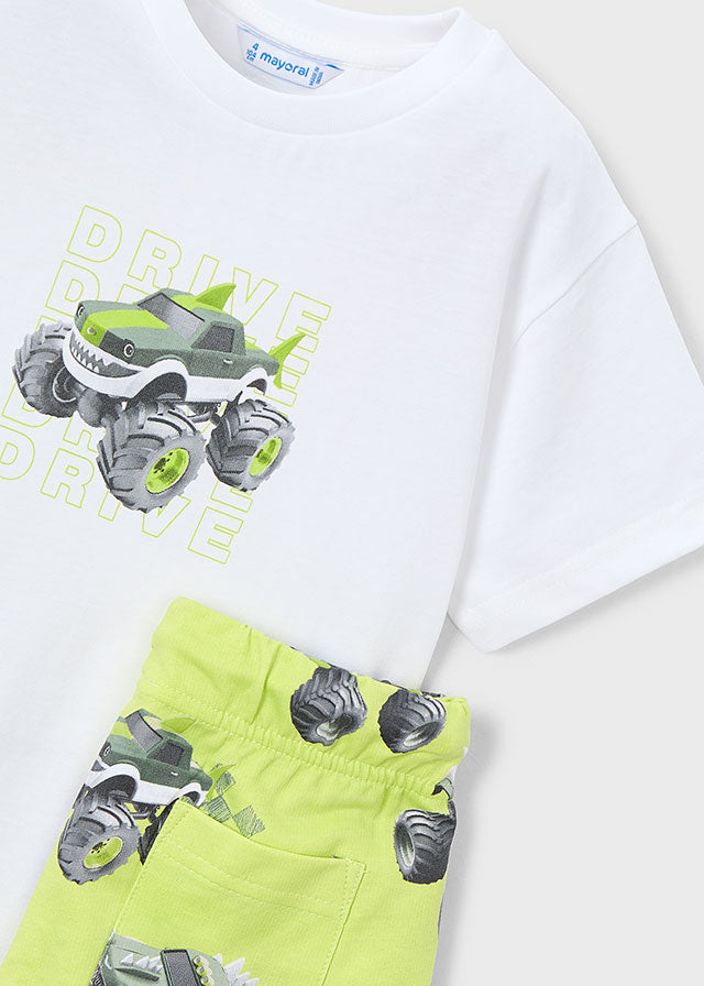 Conj.malha estampada - mayoral - Mini Menino - SS26-3607