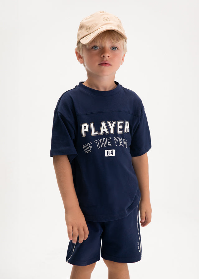 Conj. calção player - mayoral - Mini Menino - SS26-3608