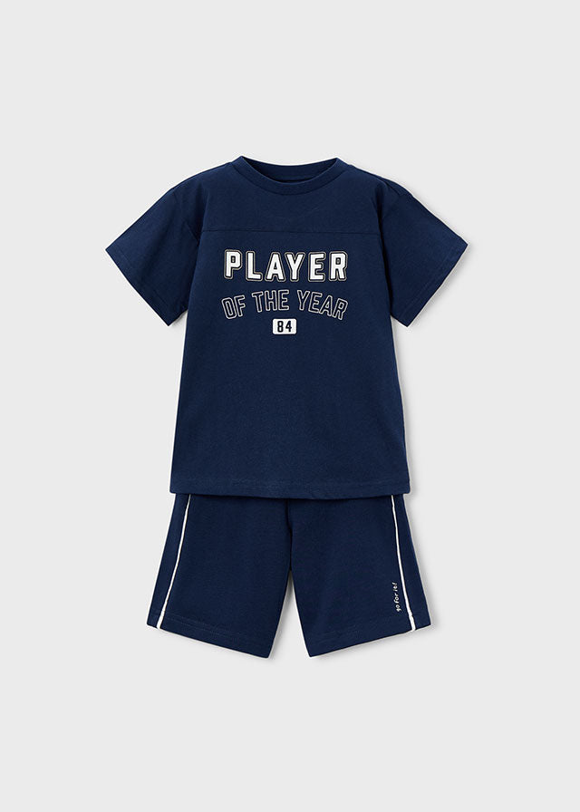 Conj. calção player - mayoral - Mini Menino - SS26-3608