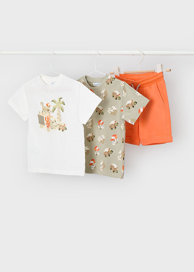 Conj. malha 2 camisetas - mayoral - Mini Menino - SS26-3609