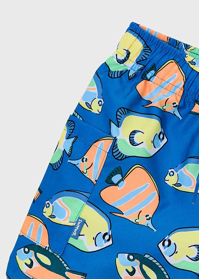 Bermuda de banho estampada - mayoral - Mini Menino - SS26-3612