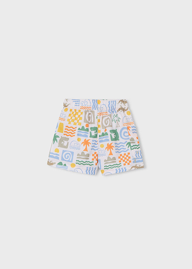 Bermuda de banho estampada - mayoral - Mini Menino - SS26-3612