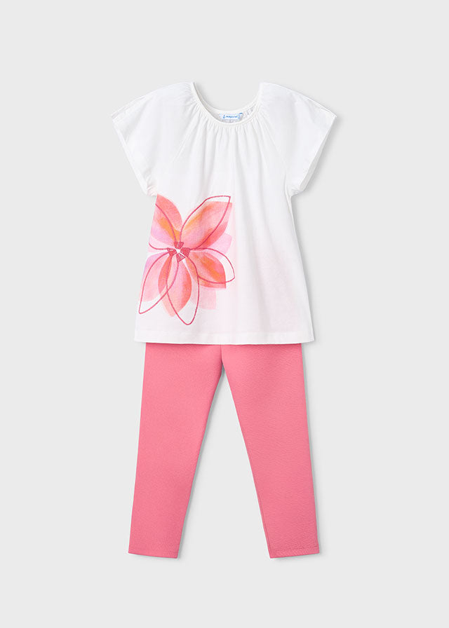 Conj. leggings ponto roma - mayoral - Mini Menina - SS26-3723