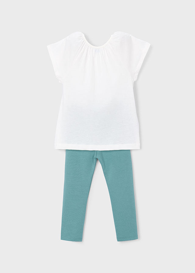 Conj. leggings ponto roma - mayoral - Mini Menina - SS26-3723