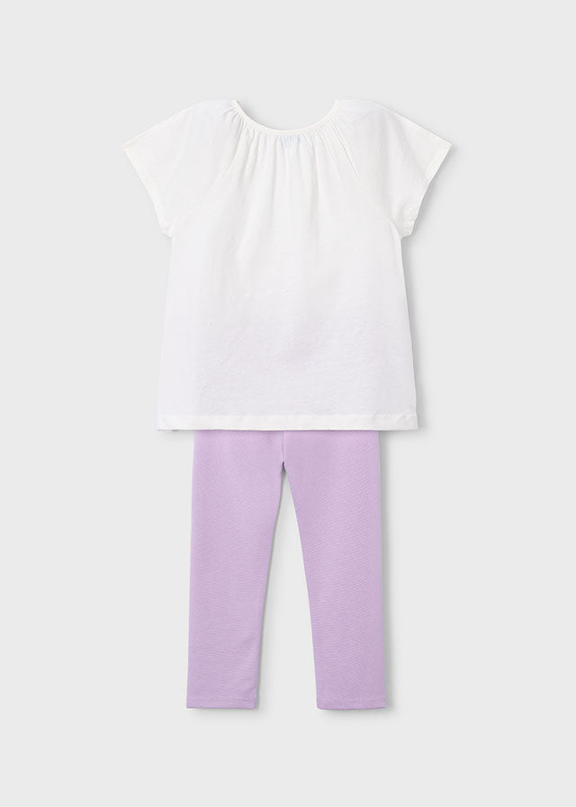 Conj. leggings ponto roma - mayoral - Mini Menina - SS26-3723