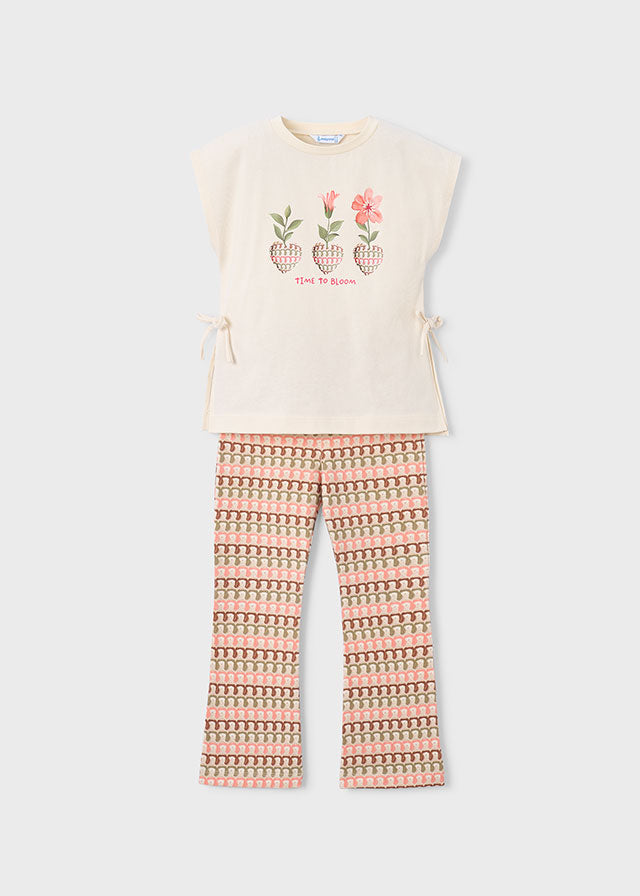 Conj. leggings flare - mayoral - Mini Menina - SS26-3728