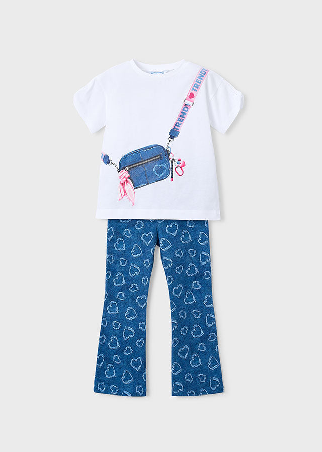 Conj. leggings flare - mayoral - Mini Menina - SS26-3730