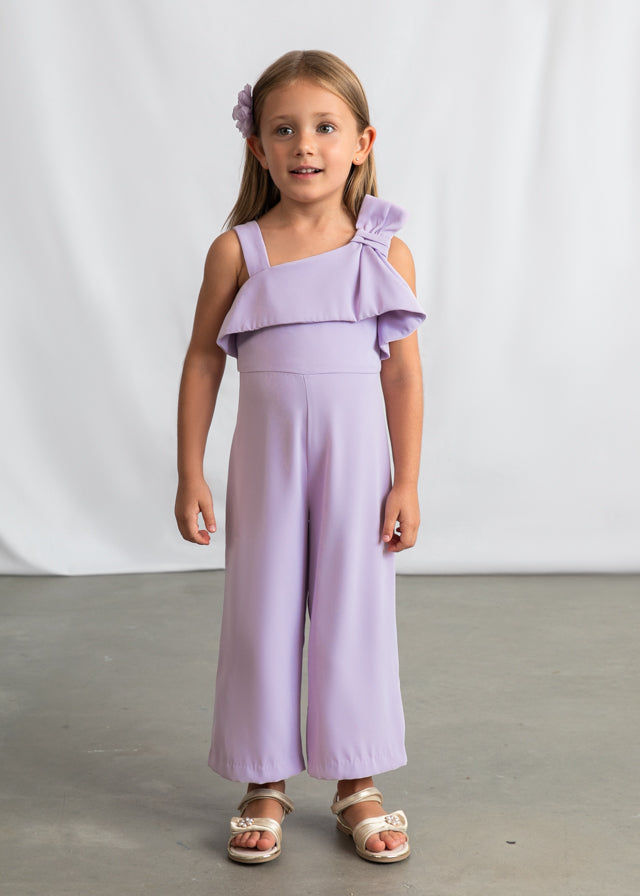 Macacão crepe laçada - mayoral - Mini Menina - SS26-3892