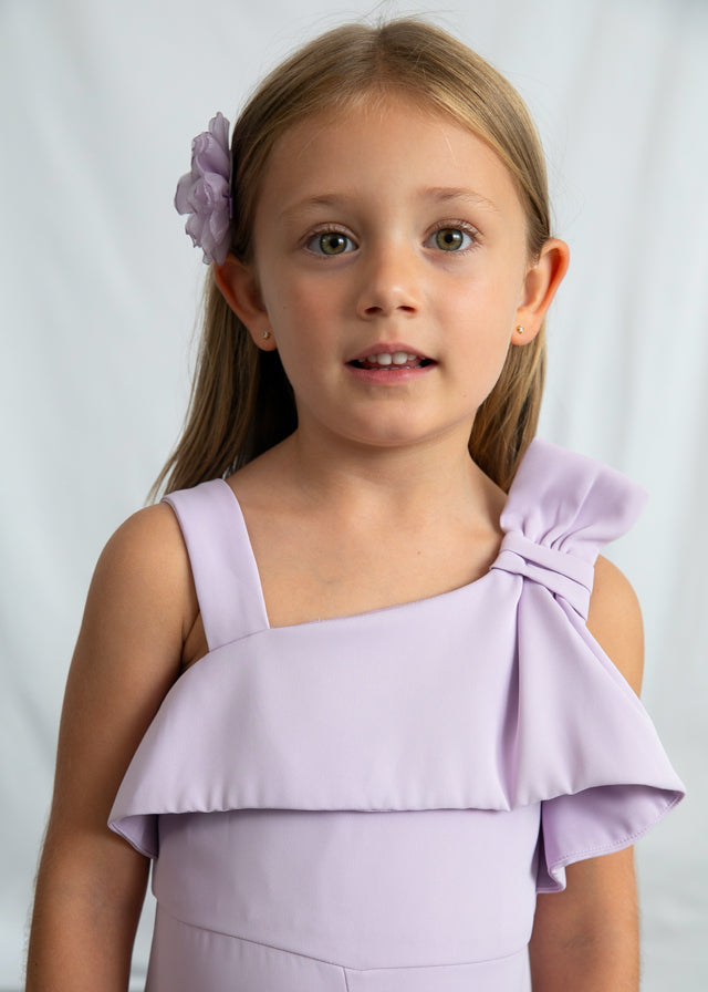 Macacão crepe laçada - mayoral - Mini Menina - SS26-3892