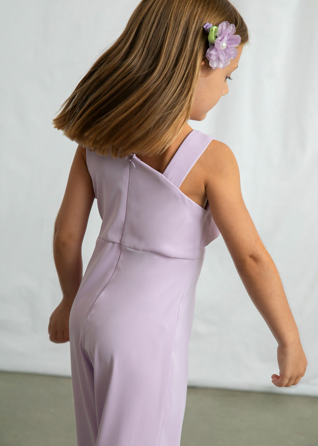 Macacão crepe laçada - mayoral - Mini Menina - SS26-3892