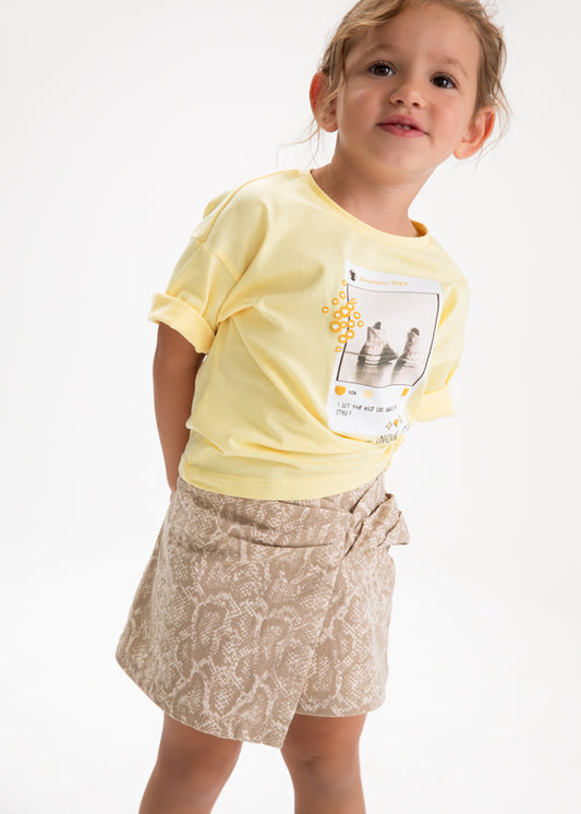 Saia de sarja - mayoral - Mini Menina - SS26-3904