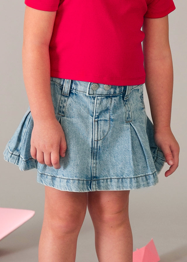 Saia jeans fluida - mayoral - Mini Menina - SS26-3905