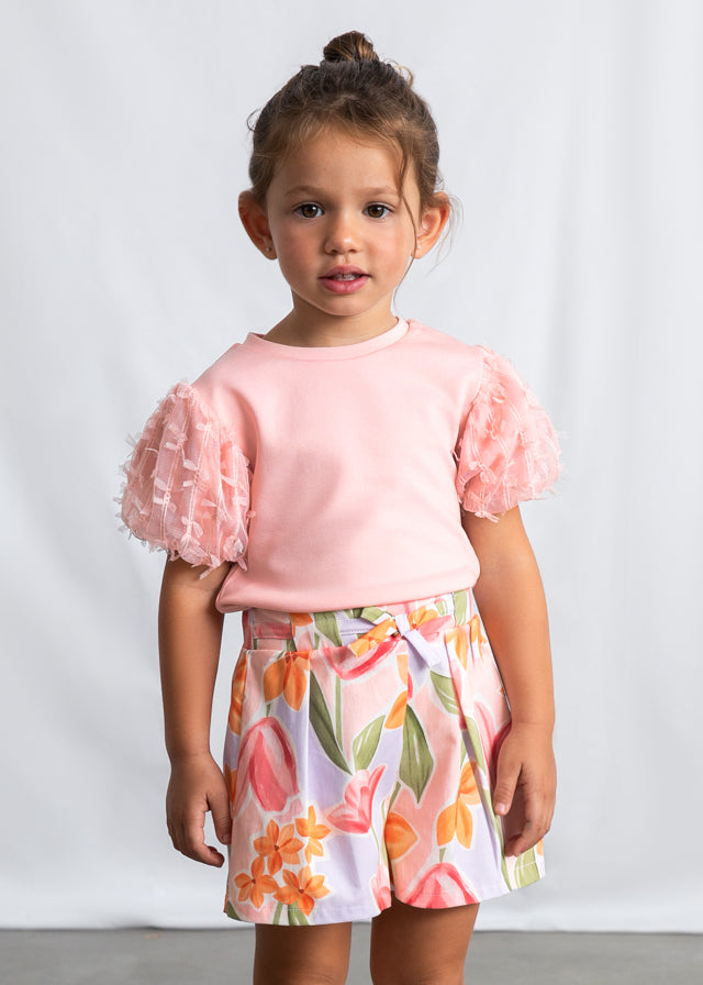 Saia calça estampada - mayoral - Mini Menina - SS26-3906