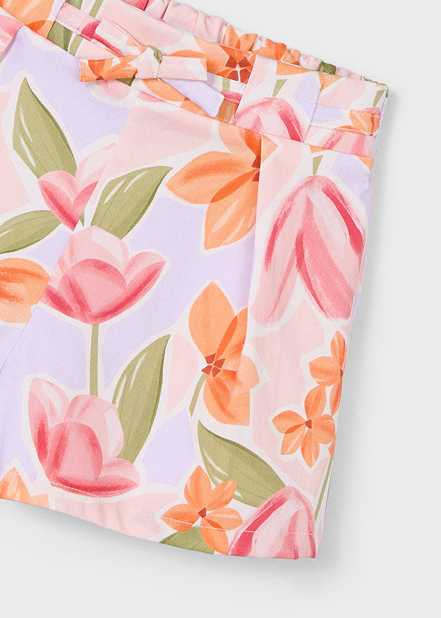 Saia calça estampada - mayoral - Mini Menina - SS26-3906