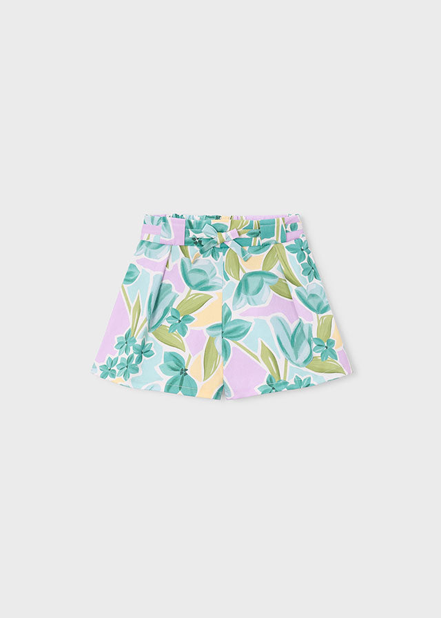 Saia calça estampada - mayoral - Mini Menina - SS26-3906