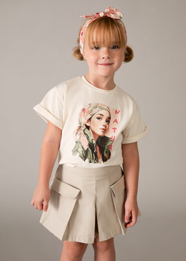 Saia calça - mayoral - Mini Menina - SS26-3908