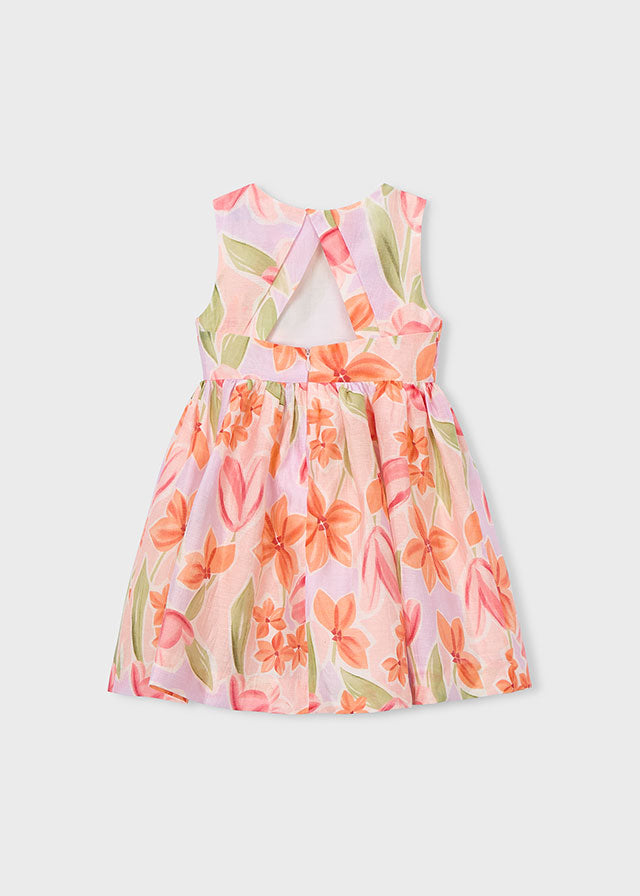 Vestido estampado - mayoral - Mini Menina - SS26-3913