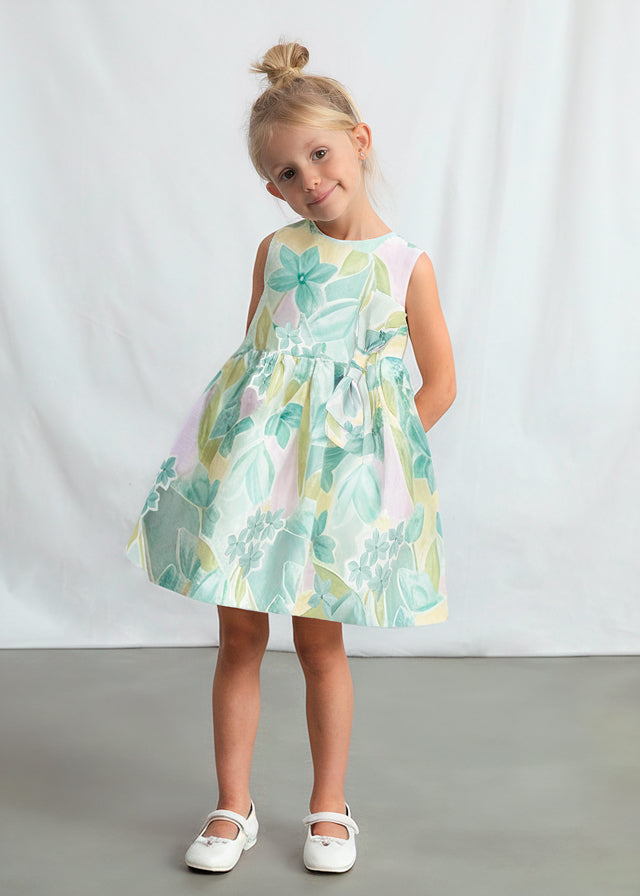 Vestido estampado - mayoral - Mini Menina - SS26-3913
