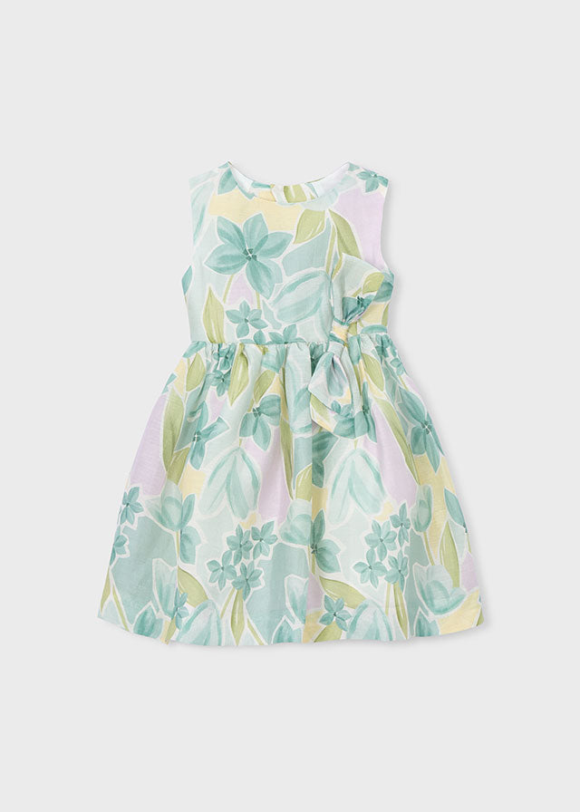 Vestido estampado - mayoral - Mini Menina - SS26-3913