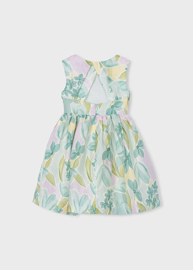 Vestido estampado - mayoral - Mini Menina - SS26-3913