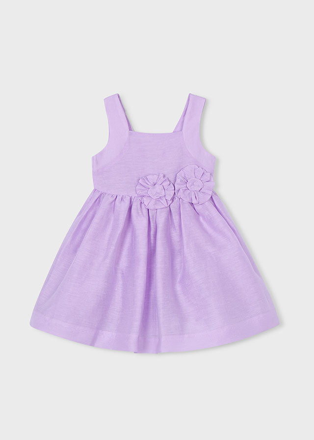 Vestido linho - mayoral - Mini Menina - SS26-3916