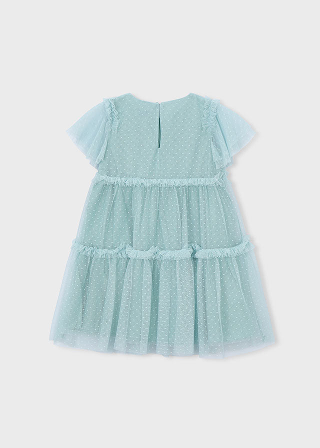 Vestido tule plumeti - mayoral - Mini Menina - SS26-3917