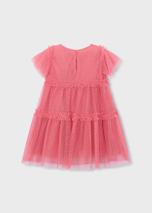 Vestido tule plumeti - mayoral - Mini Menina - SS26-3917