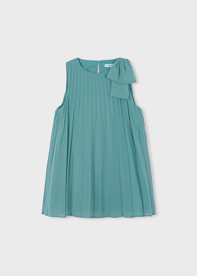 Vestido plissado - mayoral - Mini Menina - SS26-3920