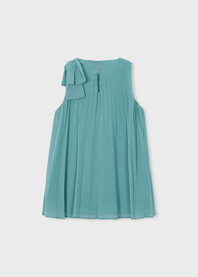 Vestido plissado - mayoral - Mini Menina - SS26-3920