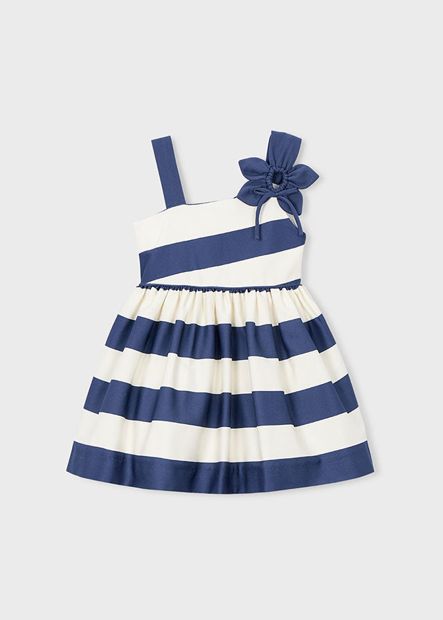 Vestido florido assimétrico - mayoral - Mini Menina - SS26-3924