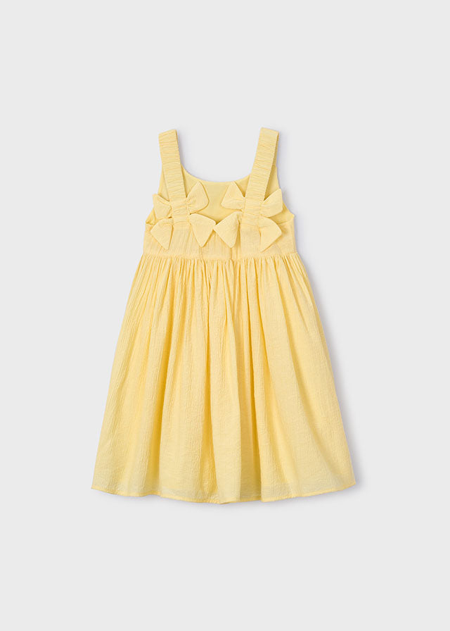 Vestido jacquard flores - mayoral - Mini Menina - SS26-3925